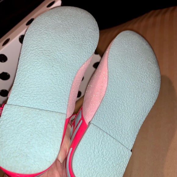 SOLD!! Sophia Webster Girls Mini Chiara Bellet Flats in Pink Glitter Sz 32 - Picture 9 of 11